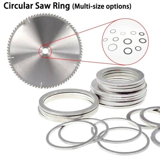 Anillo reductor anillo circular sierra hoja de piezas de varios tamaños reducción