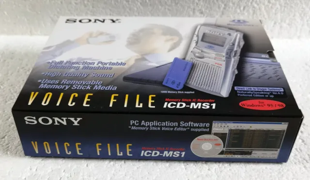 NEW Sony ICD-MS1 VTP Digital Handheld Voice Recorder Sony 16 MB Memory Stick