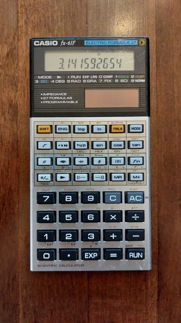 CASIO FX-570C - calcolatrice e custodia scientifica vintage (ottime