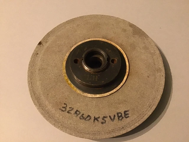 7” Norton Grinding Wheel & 2-1/2” Hub Adapter L.H. 1” I D Machinist Grinder