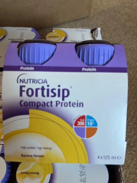 Nutrica Fortisip COMPACT Banana Protein Drink - 125ml  x 24
