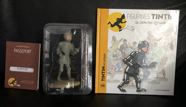 Figurine Tintin collection officielle n°49 Tintin en armure - Collection