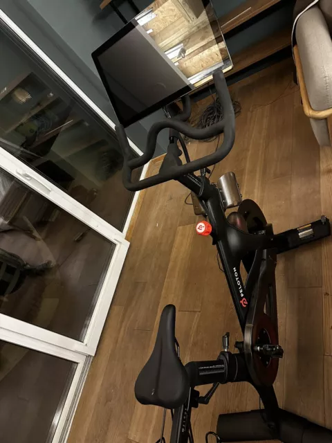 peloton bike + Dumbbells + Shoes