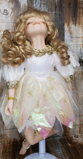 Kissing Fairy Doll Angelica 12200 Heritage Signature Collection Porcelain Angel 4