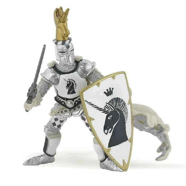 Papo 39915 Weapon Master Unicorn 4 5/16in Knight And Castles
