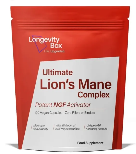 Ultimate Lions Mane Supplement Complex | 1605mg x 120 Capsules | Full Spectrum