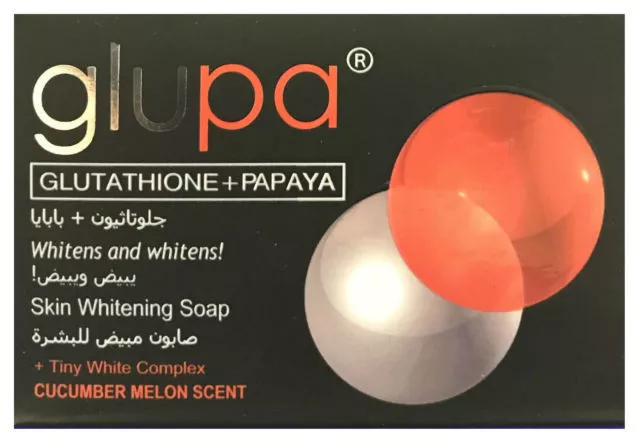 Glupa Glutathione & Papaye Peau Éclaircissant & Éclaircissement Savon 135g