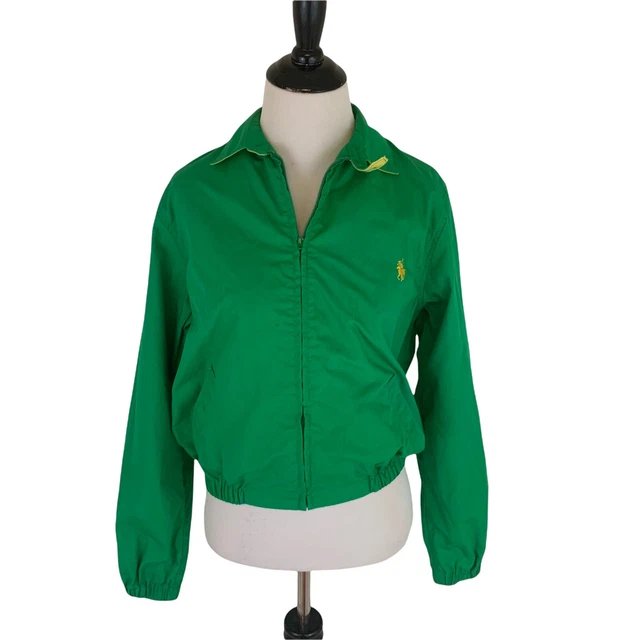 Vintage 1980's Polo by Ralph Lauren Youth Lightweight Jacket L Large Green
