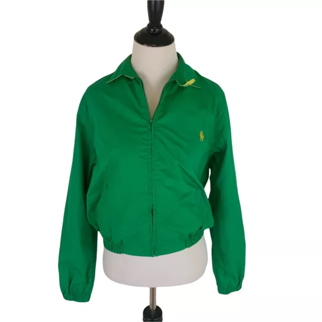 Vintage 1980's Youth L Large Polo by Ralph Lauren Lightweight Jacket Green