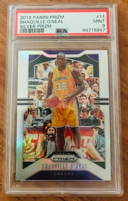 Shaquille O'Neal 2019-20 Panini Prizm Silver Prizm PSA 9 Graded