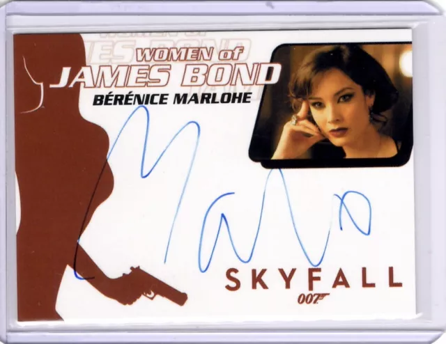 James Bond, Women Of Bond Autograph Card WA53 Berenice Marlohe as Severine