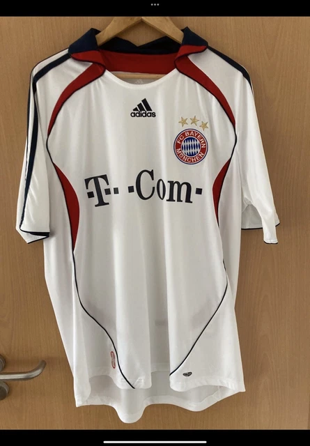 Adidas FCB FC Bayern München Trikot Fußball weiß Gr. XL neuwertig