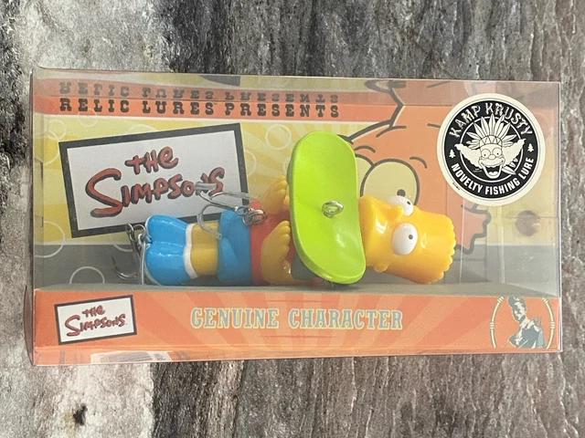 bart simpson fishing lure Relic Lures The Simpsons Set Of Seven For Sale Relic Lures - Tackle