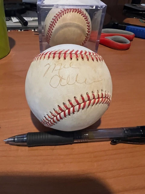 Mel Allen Voice Of The Yankees Vintage Signed Baseball
