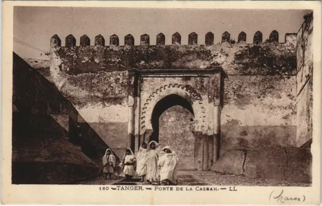 CPA AK TANGER Porte de la Casbah MOROC (23578)