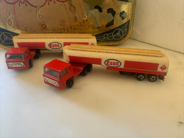 Dinky Toys 25D Camion-citerne ESSO - Miniature Ancienne Roues Zamac
