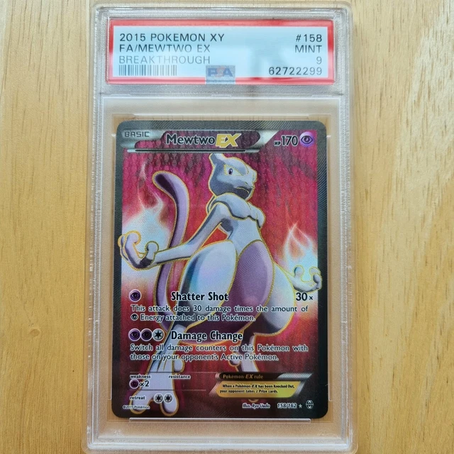 PSA8】MミュウツーEX 英語 159/162 PSA8鑑定済〕ミュウ(英語版