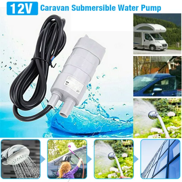 DC 12V Water Pump Submersible Caravan Camper Motorhome High Flow Whale Pump UK