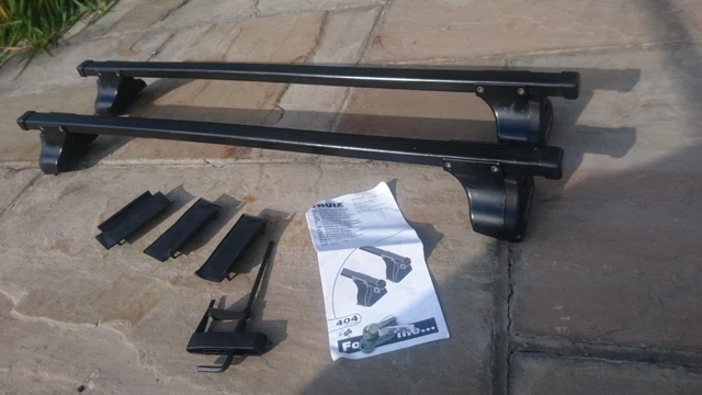 THULE ROOF BARS 404 to fit VW Golf Mk3/Jetta/Vento PicClick UK