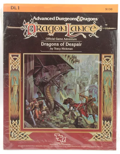 Dragons of Despair (Dragonlance module DL1) Tracy Hickman AD&D (1e and 2e), Drag