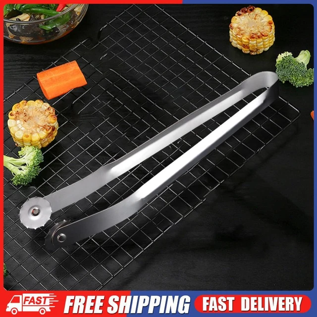 Pinze Da Cucina In Acciaio Inox 24 Cm | Tenaglie Per Barbecue Con Manico Antiscivolo, Grigliate E Buffet