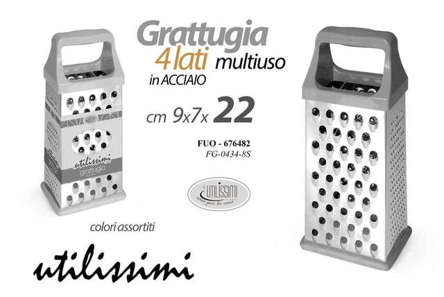 Grattugia Formaggio Prezzo Grattugia Manuale In Acciaio Inox Con Ciotola In Legno - Per Formaggio, Verdure E Cioccolato Porta Formaggio Grattugiato - Foto 9
