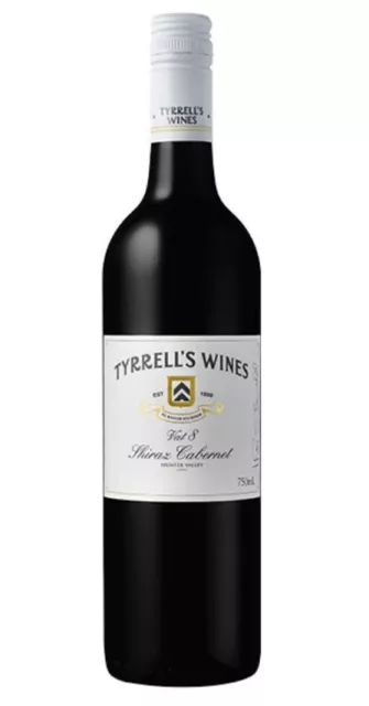 Tyrrells Wines Vat 8 Shiraz Cabernet Red Wine Hunter Valley NSW 2014 (750mL)