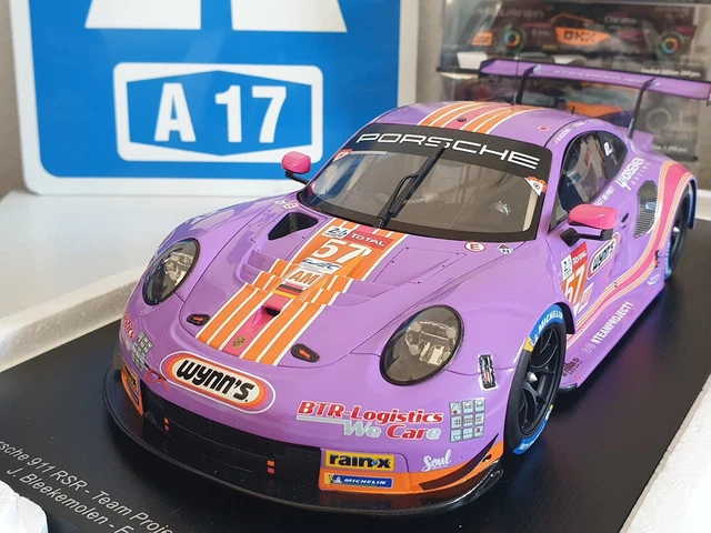 Spark PORSCHE 911 991 RSR-19 4.2L 24h LE MANS 2022 #99 w/Showcase 1/18 New