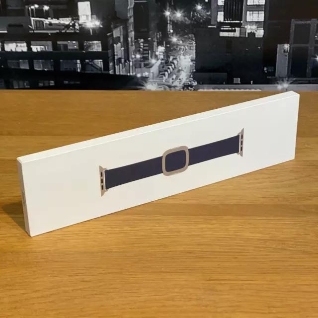 Apple Watch Strap 41mm 40mm 38mm Ink Blue Modern Buckle M Medium 100% Original