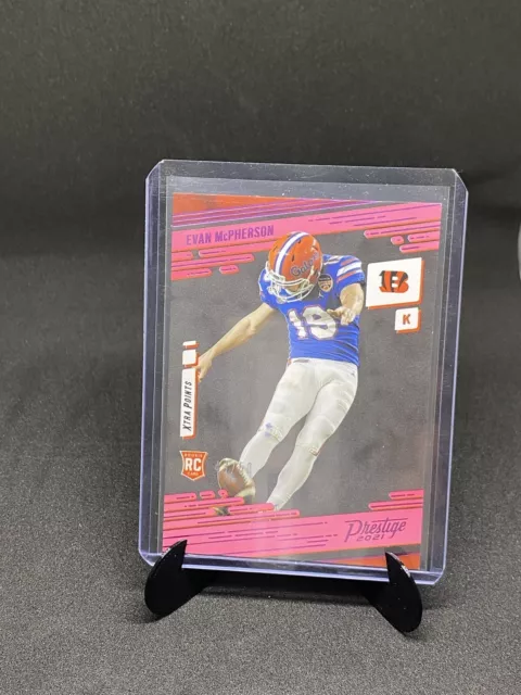2021 Prestige NFL - Evan McPherson RC /50 - Cincinnati Bengals / Florida Gators