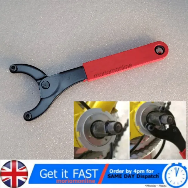 Bike Bicycle Crank Set Bottom Bracket Wheel Remover Peg Pin Spanner Wrench Tool