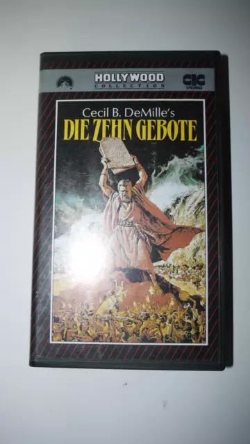 Cecil B. DeMille`s Die Zehn gebote VHS VIDEO Kassette