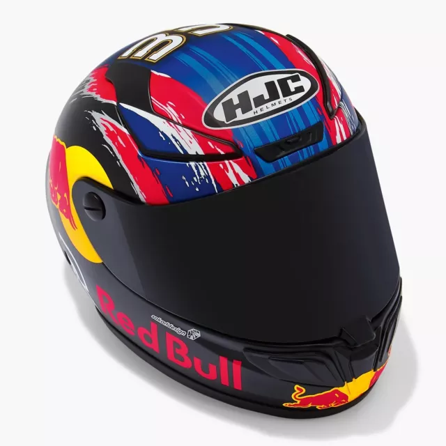 HJC RPHA 01R Brad Binder Red Bull Replica Miniatur Motorradhelm