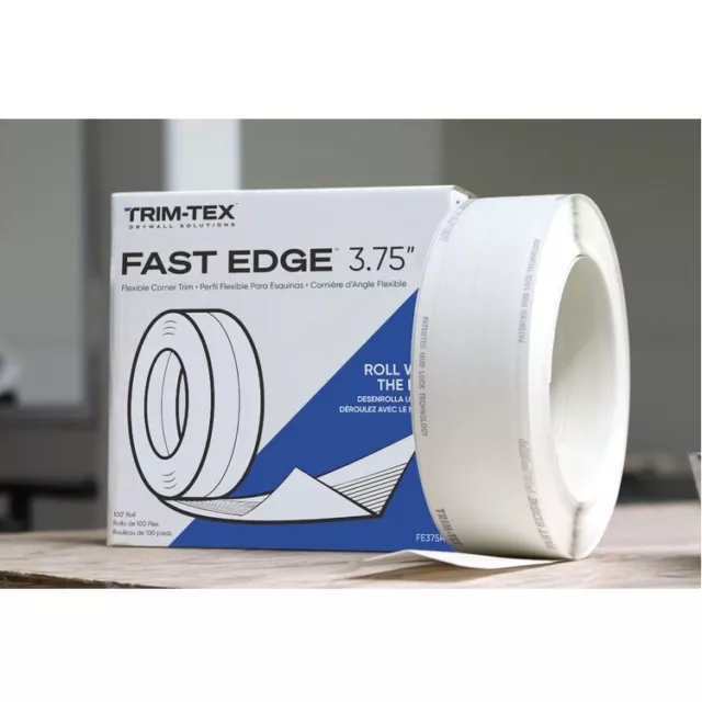 Trim-Tex 375 Fast Edge Corner Tape Roll-100 '- 3-3/4"- Case of 4