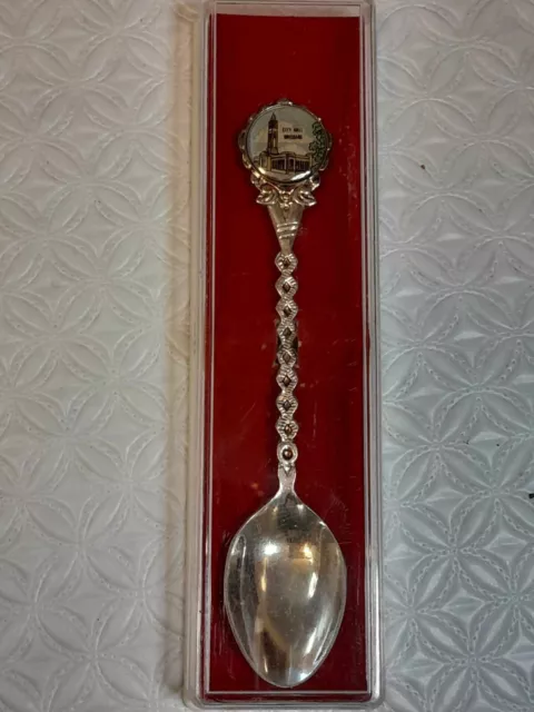 City Hall Brisbane Queensland Australia Vintage Souvenir Spoon