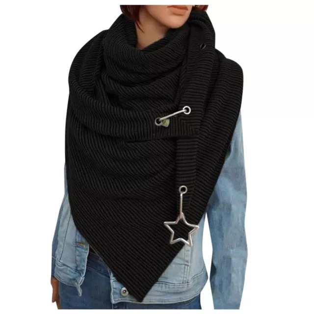 Women Solid Scarf Fashion Retro Female Multi-Purpose Shawl Scarf 3