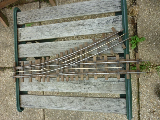 Bassett Lowke O Gauge 3 Rail Left Hand Points