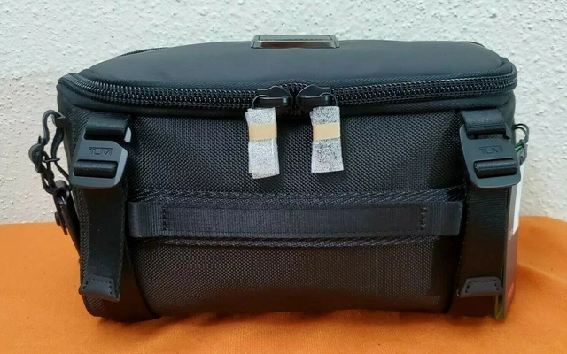 New $325 Tumi Alpha Bravo Men's Black Ballistic Nylon Platoon Sling Bag 0232799D