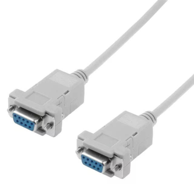 MANHATTAN Cavo Seriale Pc/Pc Null Modem Cavo AT, AT cross over DB 9p. F/F 1,8 m