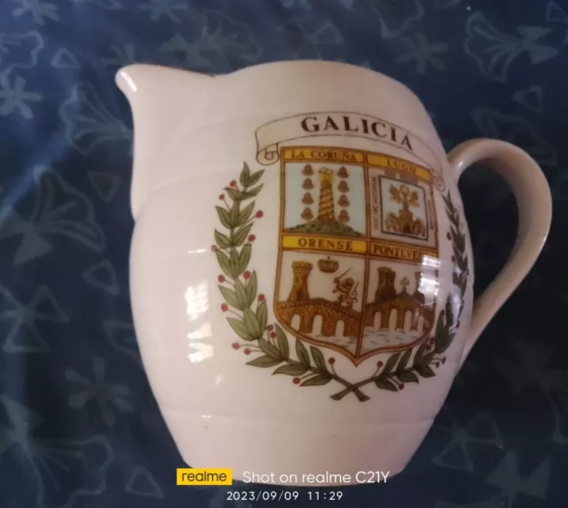 Lafuente porcelanas , vintage " Galicia " vecchio Boccale , Caraffa , Brocca