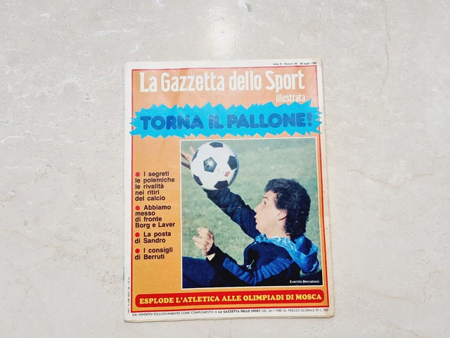 Gazzetta Dello Sport Illustrata N°21 - 1980 (Ascari, Europe, Angleterre)