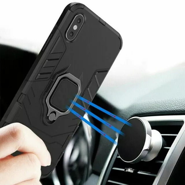 Schutzhülle Etui Magnet + Halterung Auto für IPHONE 14 Plus Profi Max 13 Mini 2