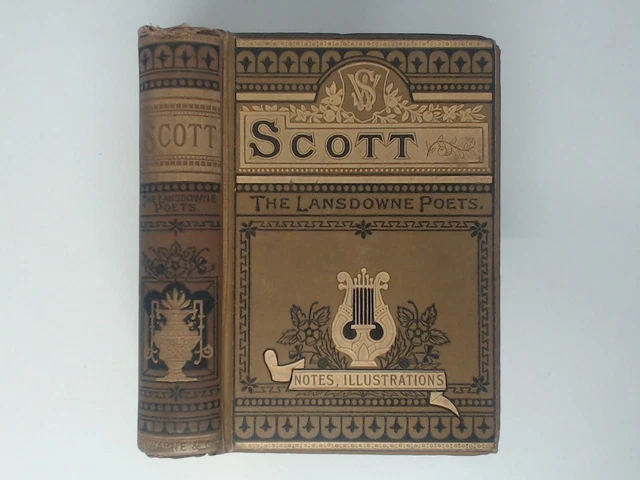 【アンティーク】The Poetical Works Of Sir Scott Tartan-ware Boxed Set of Sir Walter Scott's Poetical Works