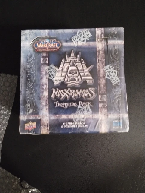 World of Warcraft TCG Naxxramas Treasure Pack Booster Box FACTORY SEALED!! WOW 2