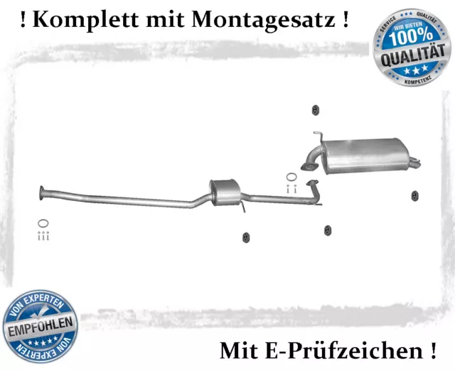 Auspuffanlage für Honda Accord VI 1.6 1.8 2.0 2.3  Auspuff Montagesatz