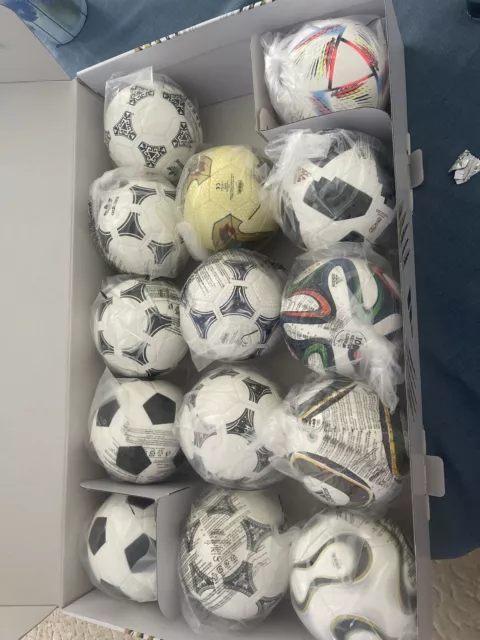 World Cup Final Match Balls Adidas Collection from 2006-2018 Zidane Messi  Mbappe