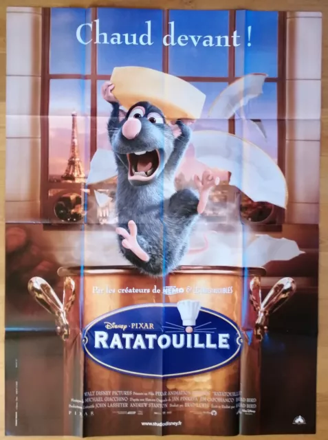 RATATOUILLE pixar disney animation original LARGE french movie poster