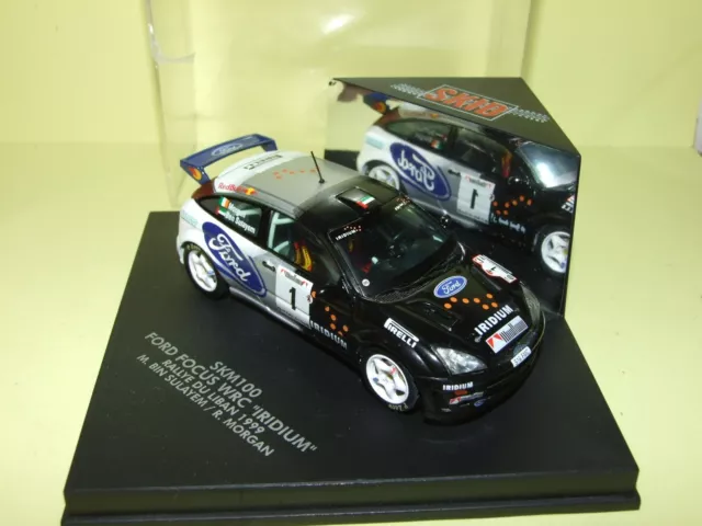 FORD FOCUS WRC RALLYE DU LIBAN 1999 SULAYEM VITESSE SKM100 1:43 vitrine abimée