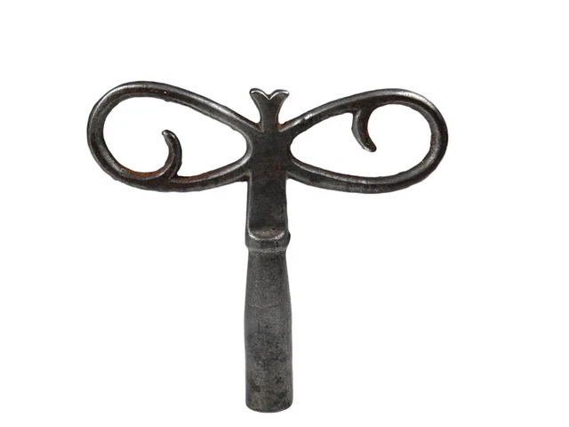 Clock Winding Key Grandfather Old Tool 18Th Century 1770S Decade Antique