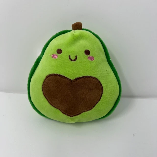 CUTE GREEN AVOCADO Soft Plush 7inches Stuffed Toy Clip On Hanger w